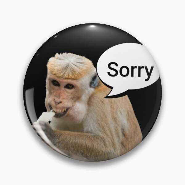 Item preview, Laughing Monkey Saying Sorry designed and sold by Ani1111.