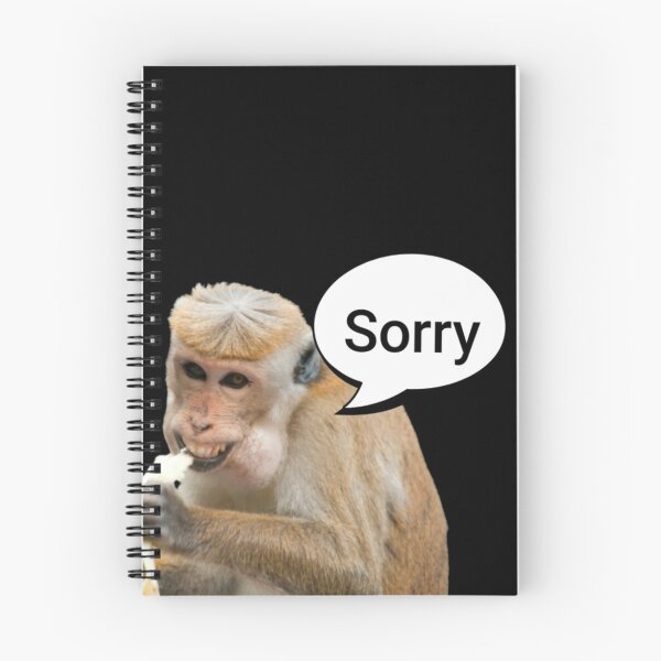 Item preview, Laughing Monkey Saying Sorry designed and sold by Ani1111.