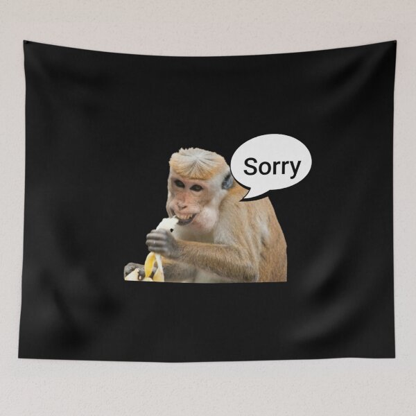 Item preview, Laughing Monkey Saying Sorry designed and sold by Ani1111.