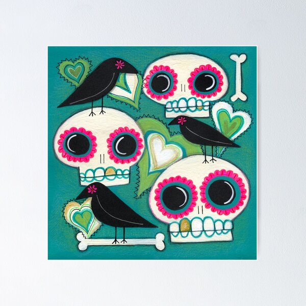 Item preview, Skulls & Crows designed and sold by Pink-Ivy.