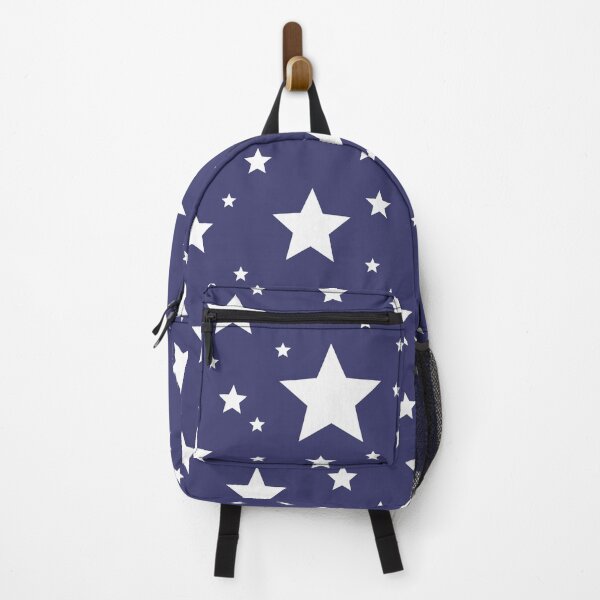 Item preview, White stars on blue background designed and sold by fowons.