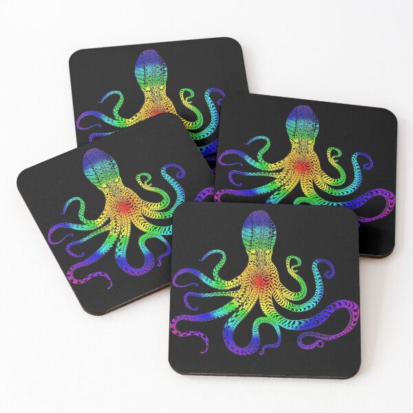 Item preview, RAINBOW OCTOPUS  designed and sold by karmadesigner.