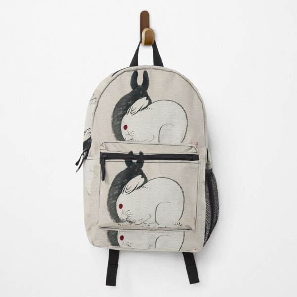 Item preview, White and black Rabbit Easter Theme (Restored Japanese Artwork) designed and sold by dreamofdenim.