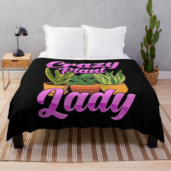Item preview, Crazy Plant Lady Funny Gardening Pun designed and sold by perfectpresents.