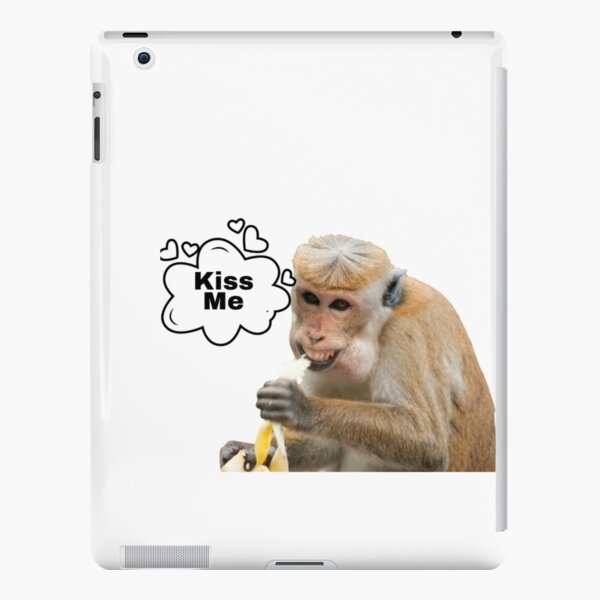 Laughing Monkey Saying Hii iPad Case & Skin for Sale by Ani1111