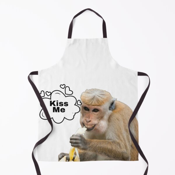 Item preview, Laughing Monkey Saying Kiss Me  designed and sold by Ani1111.