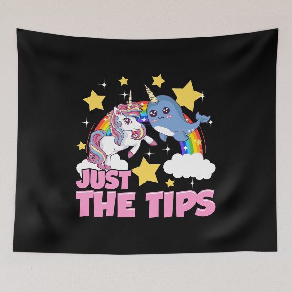 Item preview, Funny Just The Tips Narwhal Unicorn Pun Sarcastic designed and sold by perfectpresents.