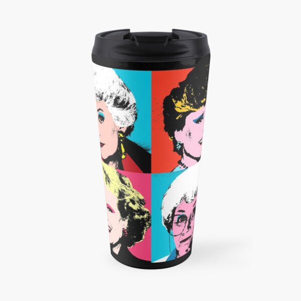 Golden Warhol Girls Travel Mug
