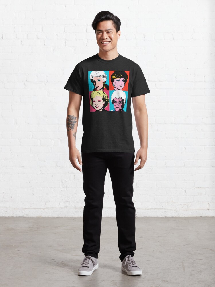 Alternate view of Golden Warhol Girls Classic T-Shirt