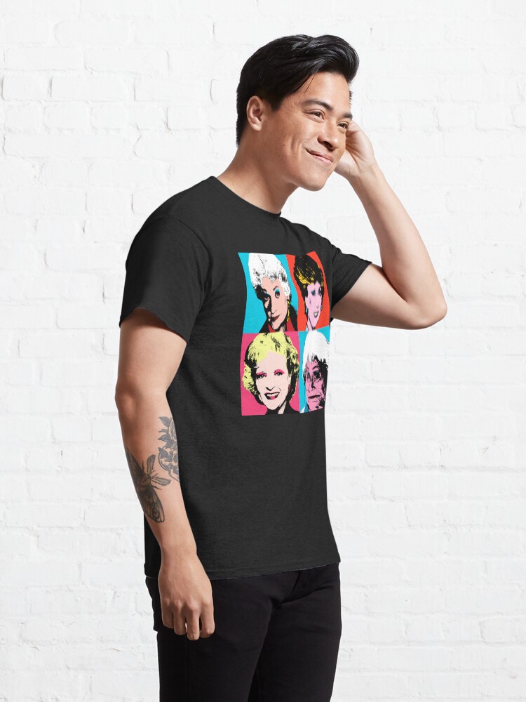 Alternate view of Golden Warhol Girls Classic T-Shirt