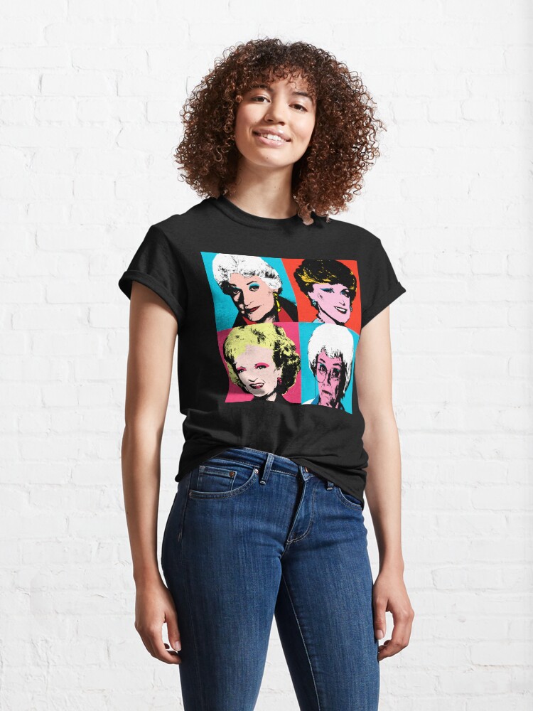 Alternate view of Golden Warhol Girls Classic T-Shirt