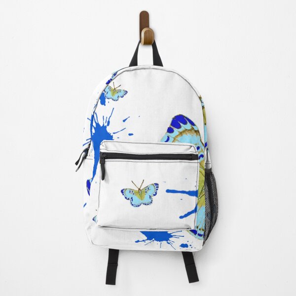 Item preview, BLUE COLOR  BUTTERFLY INK PATTERN SPLATTERS  designed and sold by sharlesart.