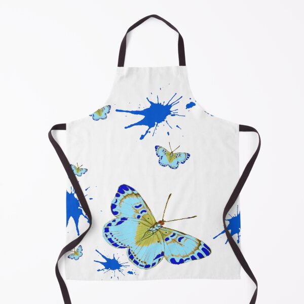 Item preview, BLUE COLOR  BUTTERFLY INK PATTERN SPLATTERS  designed and sold by sharlesart.