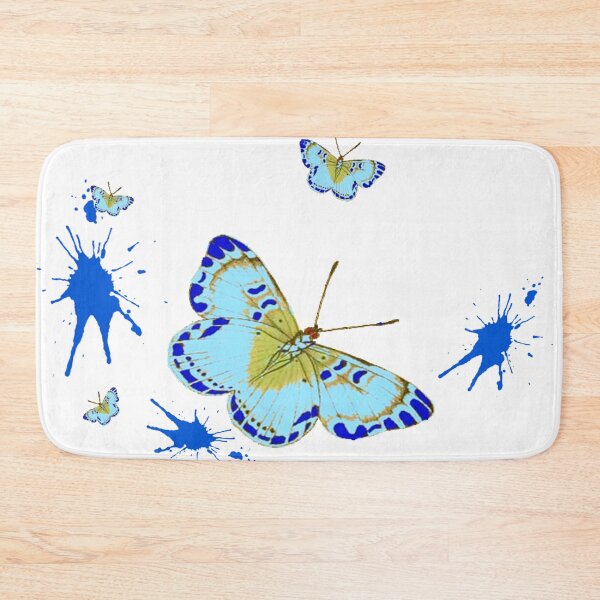 Item preview, BLUE COLOR  BUTTERFLY INK PATTERN SPLATTERS  designed and sold by sharlesart.
