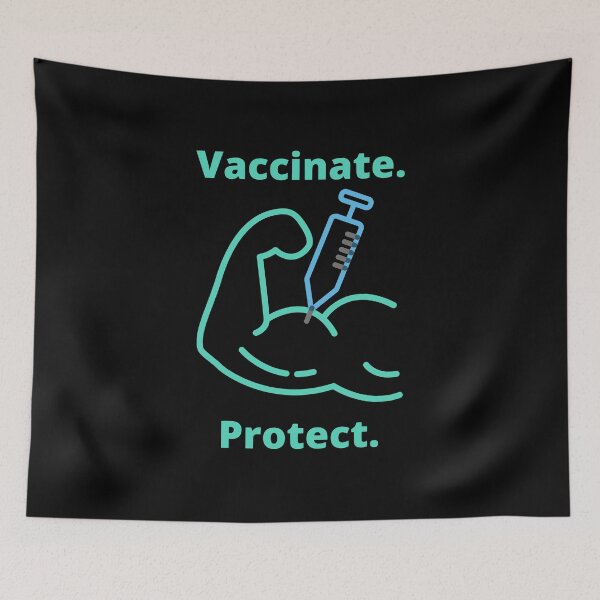 Item preview, Vaccinate, protect designed and sold by Peachy-Draws.
