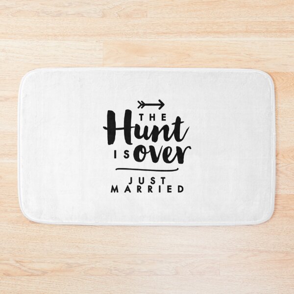 Item preview, The hunt is over just married just married cool wedding  designed and sold by Tropical Blood.