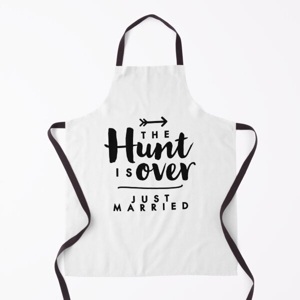 Item preview, The hunt is over just married just married cool wedding designed and sold by Tropical Blood.