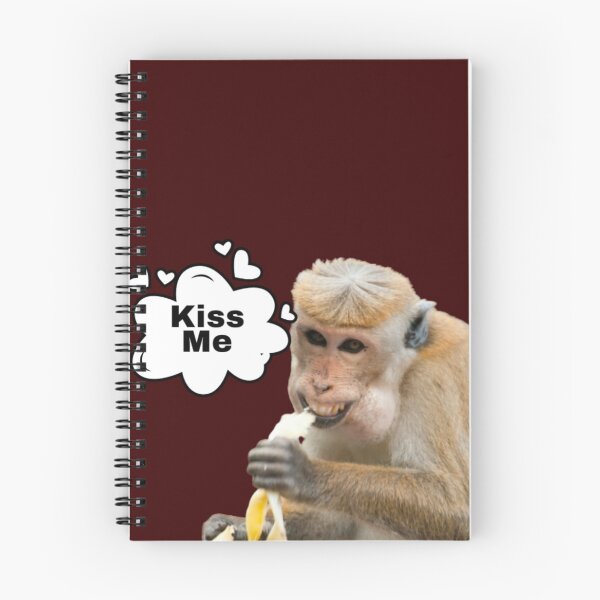 Item preview, Laughing Monkey Saying Kiss Me  designed and sold by Ani1111.