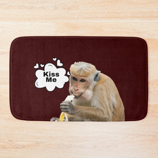Item preview, Laughing Monkey Saying Kiss Me  designed and sold by Ani1111.