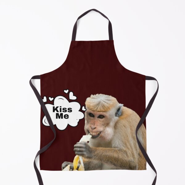 Item preview, Laughing Monkey Saying Kiss Me  designed and sold by Ani1111.