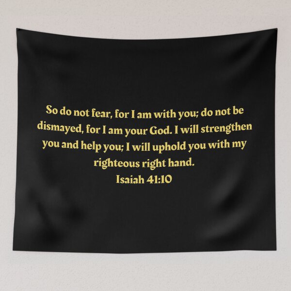 Item preview, Bible Verse Isaiah 41:10 designed and sold by Prayingwarrior.