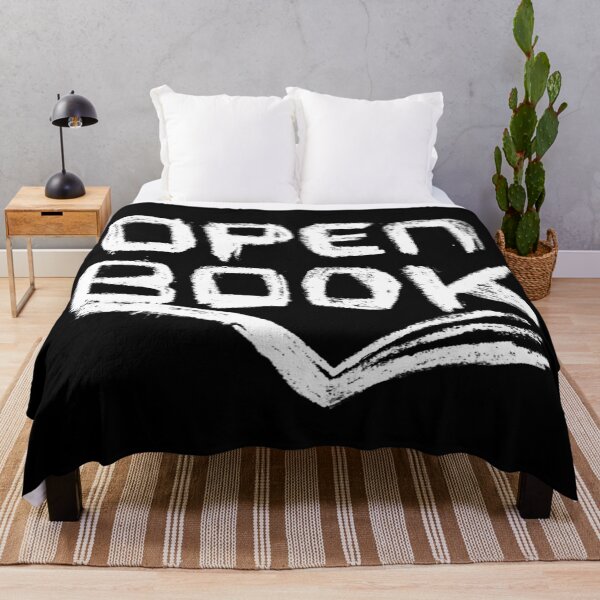 Item preview, Open Book for Book Nerd, Librarian, Bookworm designed and sold by badlydrawnbabe.