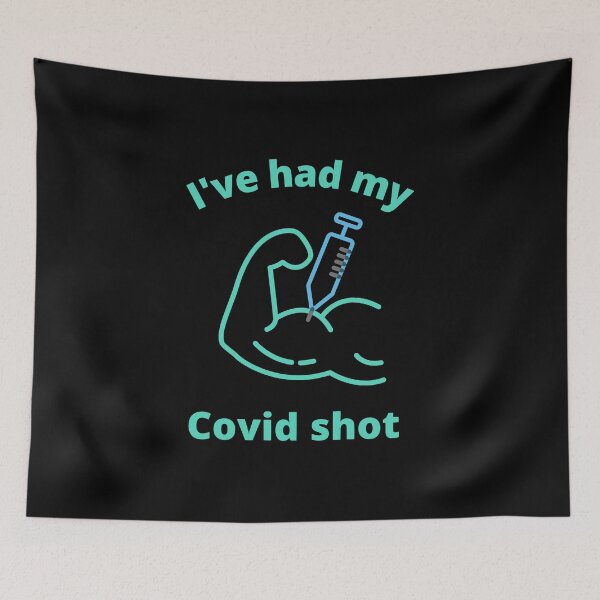 Item preview, I've had my covid shot designed and sold by Peachy-Draws.