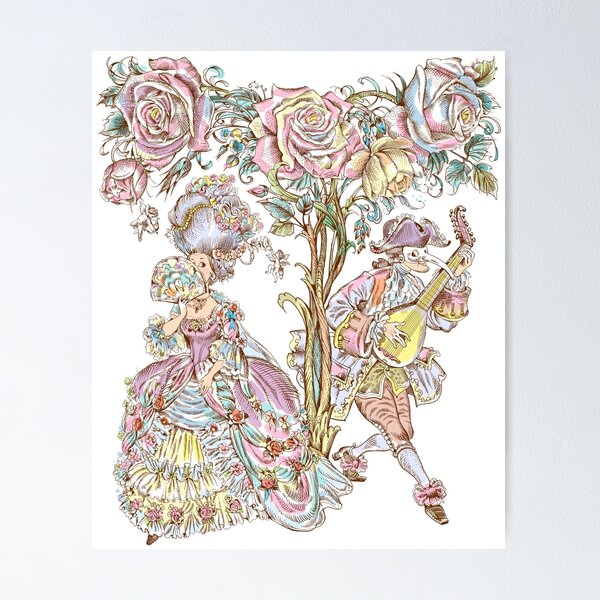 Item preview, Carnival with beautiful costumes, flowers and music designed and sold by fairytaleprints.