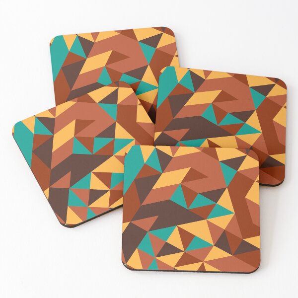 Item preview, abstract triangle pattern with various color designed and sold by mikzack.