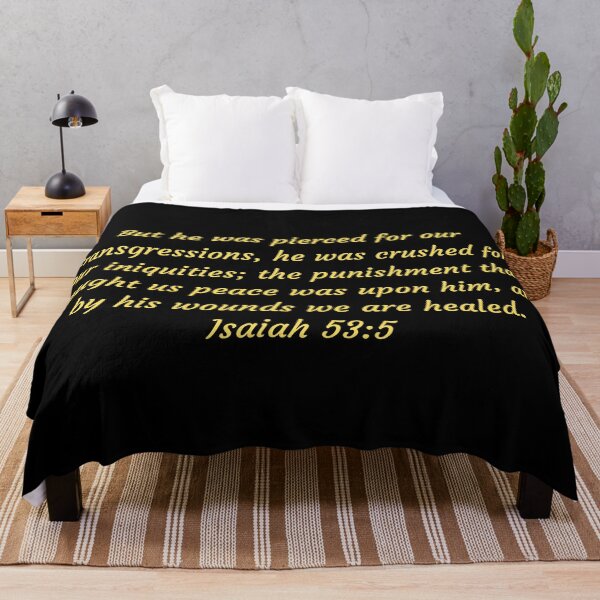 Item preview, Bible Verse Isaiah 53:5 designed and sold by Prayingwarrior.