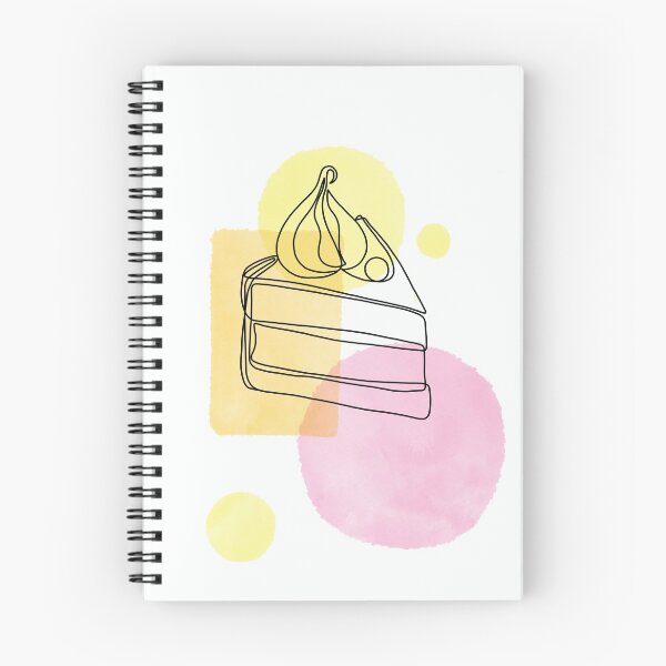 Item preview, Cake Line Drawing Sweet Treat Illustration  designed and sold by HelloHeni.