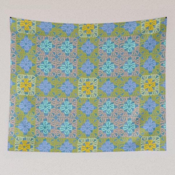 Item preview, Hand drawn crocheted Granny Squares designed and sold by sueshorman.