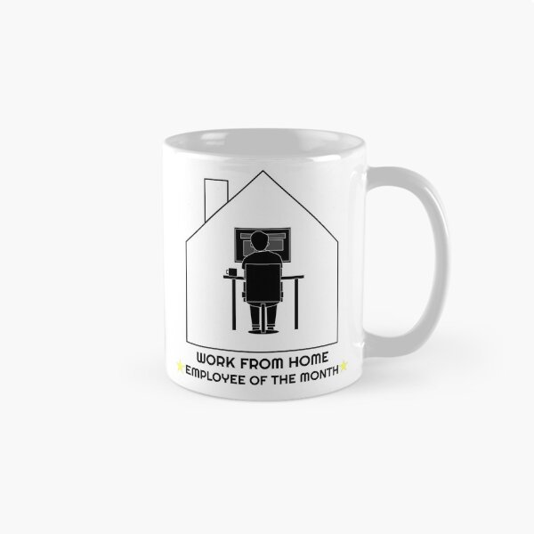 Item preview, Work From Home Employee Of The Month designed and sold by ZamuDesign.