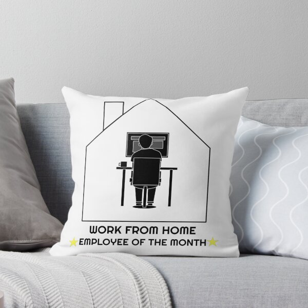 Item preview, Work From Home Employee Of The Month designed and sold by ZamuDesign.