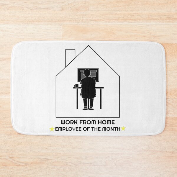 Item preview, Work From Home Employee Of The Month designed and sold by ZamuDesign.