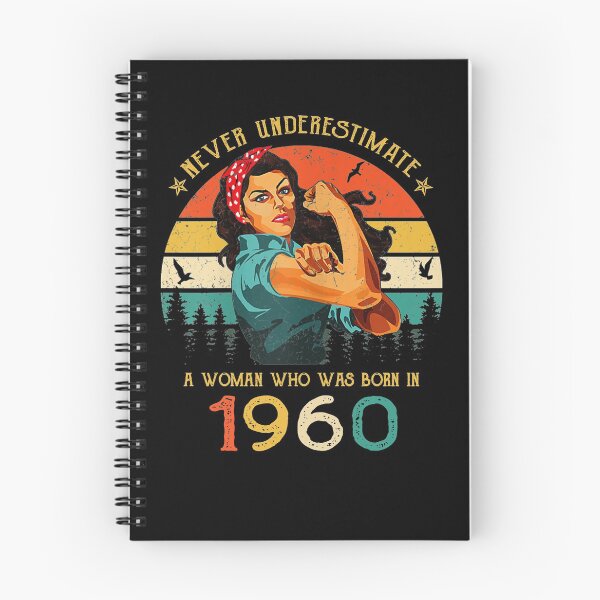 Item preview, Never underestimate a woman who was born in 1960 vintage designed and sold by mharlan0ue.