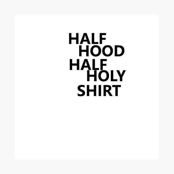 Item preview, Half Hood Half Holy Essential T-Shirt designed and sold by aladden.