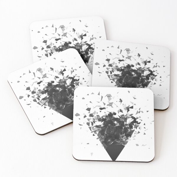 Item preview, Shatter and destruction dark triangle with explosion effect designed and sold by Qitchup.