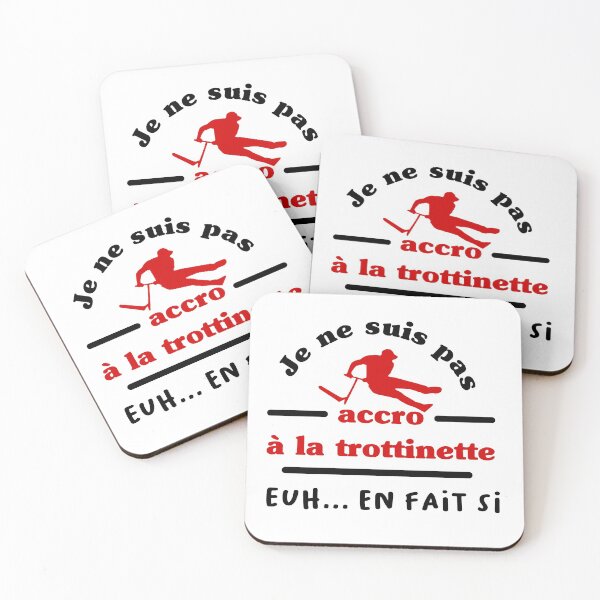 Item preview, Je ne suis pas accro à la trottinette designed and sold by saturdayride.