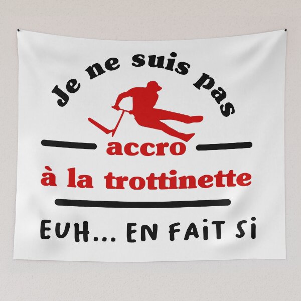 Item preview, Je ne suis pas accro à la trottinette designed and sold by saturdayride.