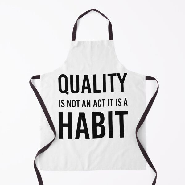 Item preview, Quality Is Not An Act It Is A Habit Motivational quote designed and sold by Yecool.