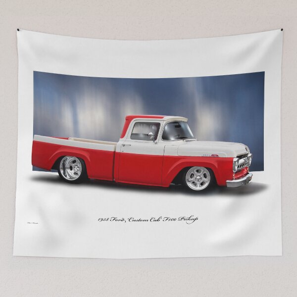 Artikelvorschau, 1958 Ford „Custom Cab“ F100 Pickup entworfen und verkauft von DaveKoontz.