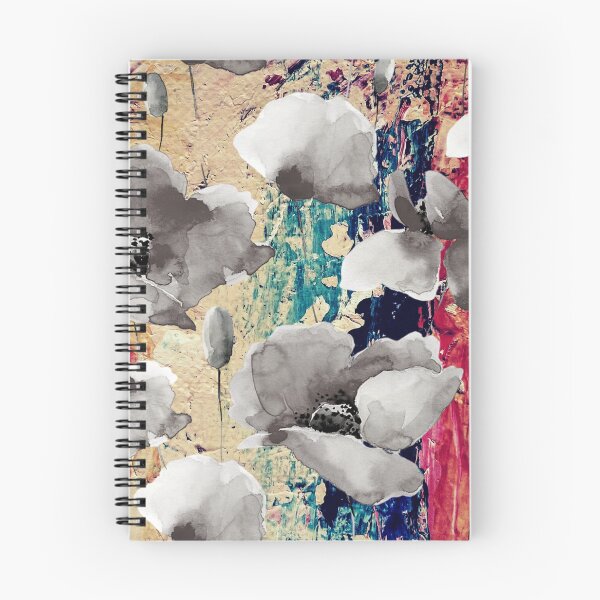 Item preview, abstract oriental poppy pattern designed and sold by whitedove457.