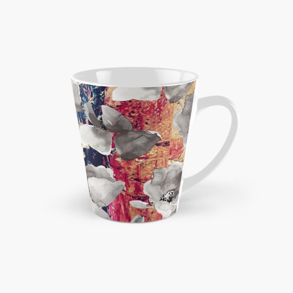 Item preview, abstract oriental poppy pattern designed and sold by whitedove457.