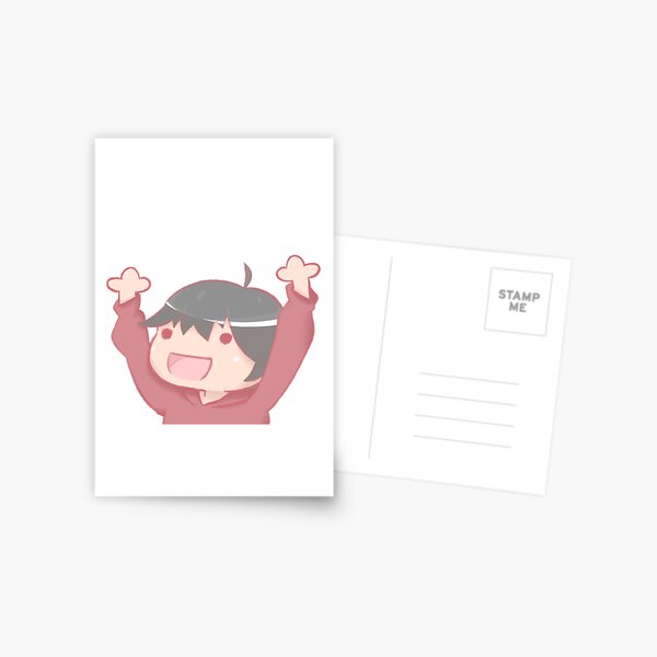 Lindo diseño de emoticones de Twitch Postal