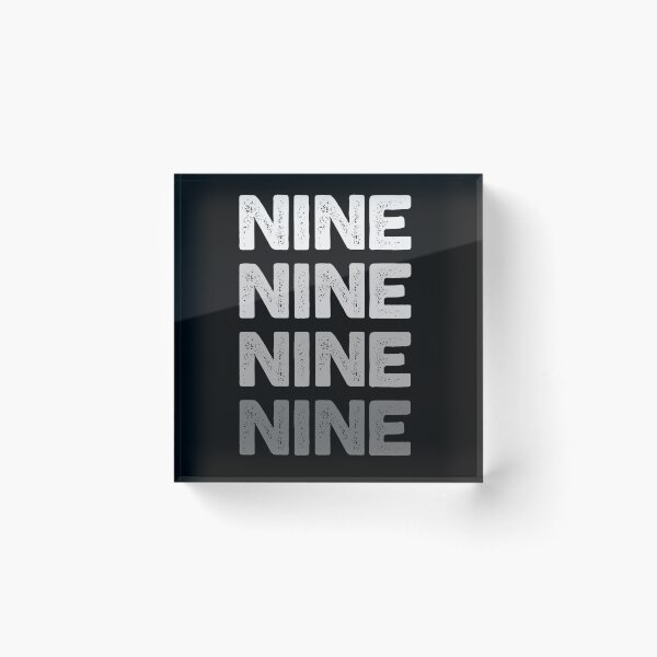 Item preview, 9th Kids Birthday, Adults Favorite Number Nine, Sports Grey designed and sold by The Princess Saves Herself.