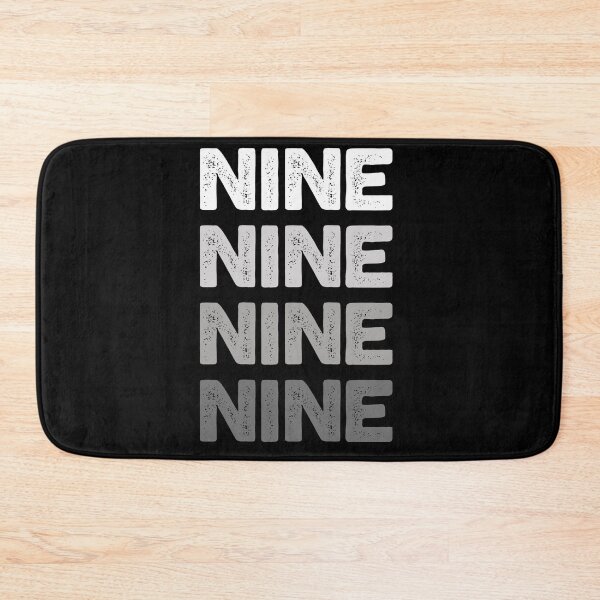 Item preview, 9th Kids Birthday, Adults Favorite Number Nine, Sports Grey designed and sold by The Princess Saves Herself.