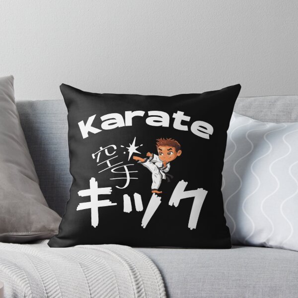 Item preview, Cute, Cool Karate Kick Kid with Japanese writing designed and sold by Click-Like.