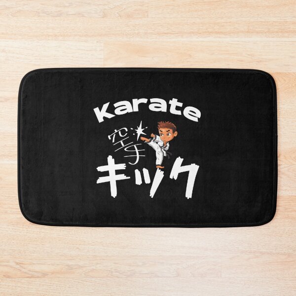 Item preview, Cute, Cool Karate Kick Kid with Japanese writing designed and sold by Click-Like.