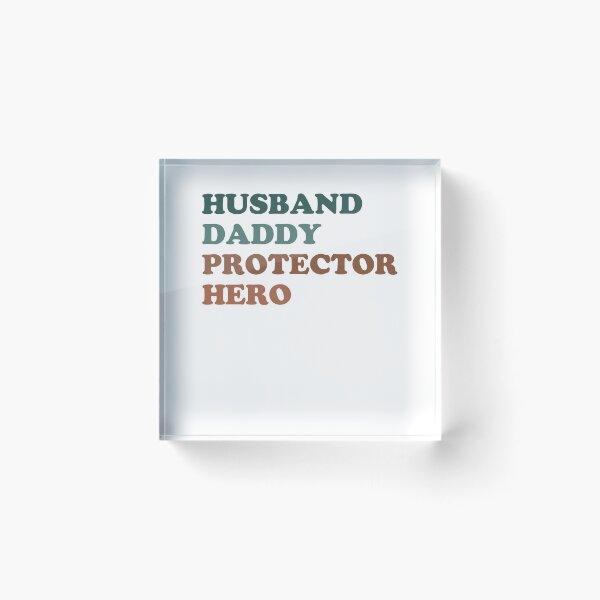 Item preview, HUSBAND, DADDY, PROTECTOR, HERO designed and sold by SerenaMinimal.